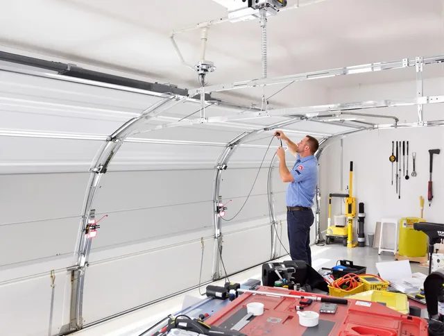 Garage door cable repair service by Deltona Garage Door Repair in Deltona