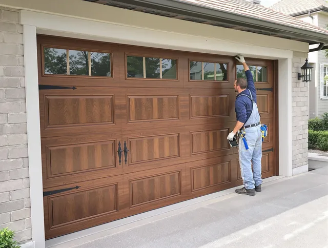 Custom garage door showcase by Deltona Garage Door Repair in Deltona