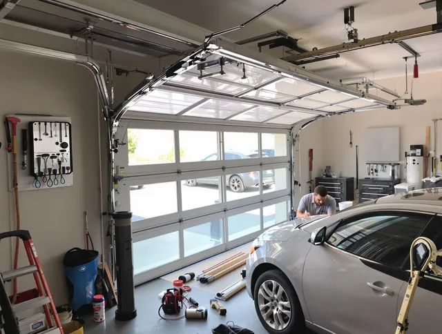Garage door noise reduction service by Deltona Garage Door Repair in Deltona