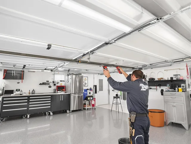 Overhead garage door repair service by Deltona Garage Door Repair in Deltona