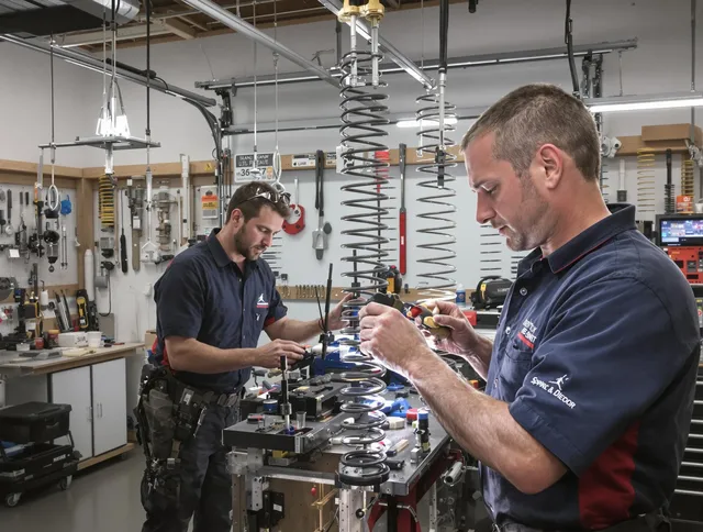Garage door spring repair service by Deltona Garage Door Repair in Deltona