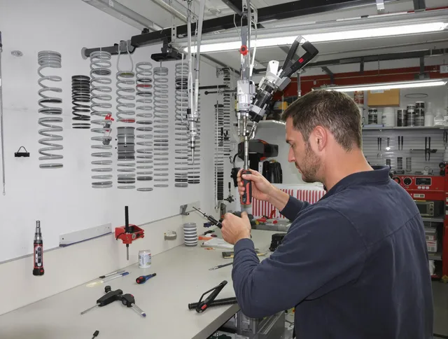 Deltona Garage Door Repair safety certified technician performing precision spring replacement in Deltona